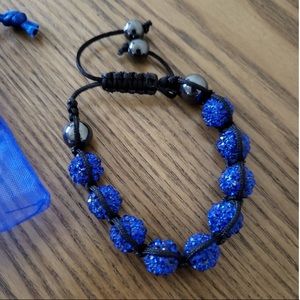 💗5 FOR $12💗 Sparkly blue crystal bracelet